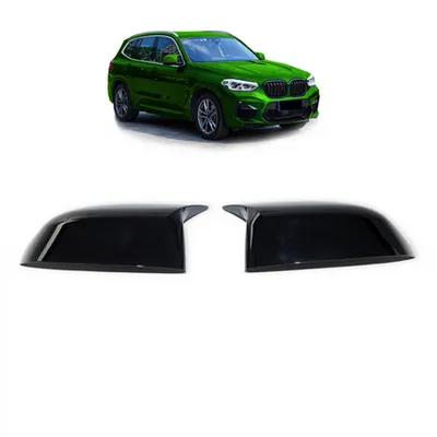 Zestaw osłon lusterek bocznych Gloss Black BMW X3 G01 X4 G02 X5 G05 X6 G06 X7 G07 2017-2020