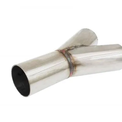 Trójnik wydechu 45st 42/42mm 304SS