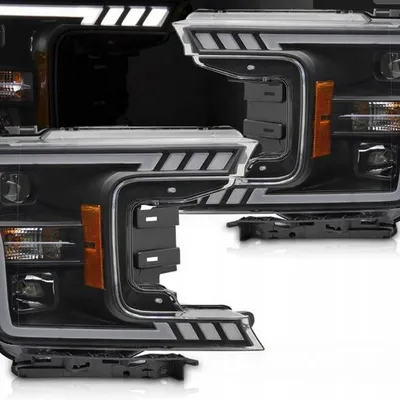 Lampy reflektory black LED do Ford F150 MK13 17-20