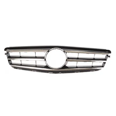 Grill sportowy Chrome & Black MERCEDES C-Class W204 S204 2007-2015