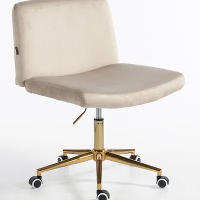 HOKER HR150K LATTE WELUR ZŁOTA PODSTAWA