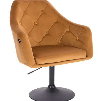 HOKER HR831N MIODOWY WELUR CZARNA PODSTAWA
