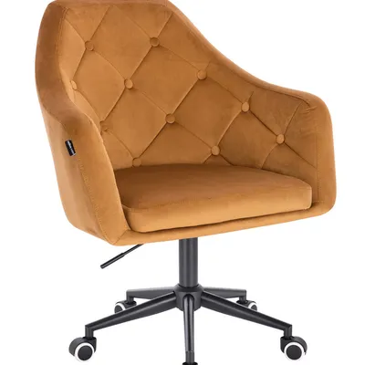 HOKER HR831K MIODOWY WELUR CZARNA PODSTAWA