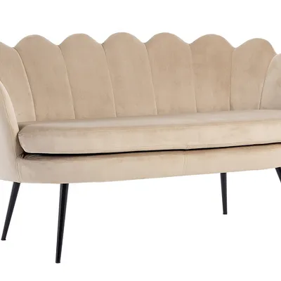 SOFA FREY LATTE CZARNE NOGI