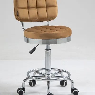 HOKER HR636 MIODOWY WELUR CHROMOWANA PODSTAWA