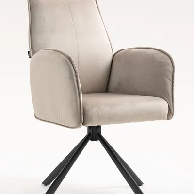 HOKER HR280 LATTE WELUR CZARNY PAJĄK