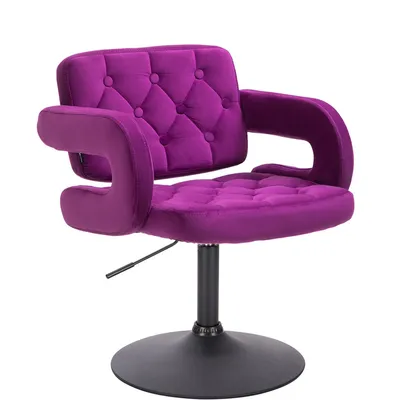 HOKER HR8403N FUKSJA WELUR CZARNA PODSTAWA