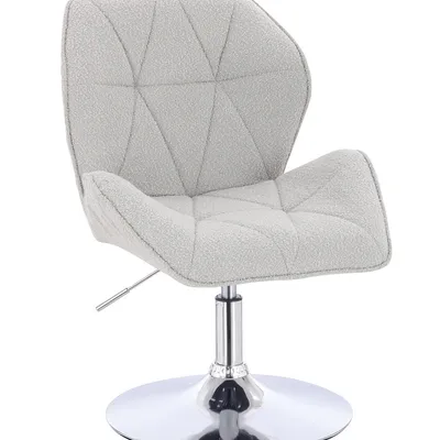 HOKER HR212N SZARY BARANEK CHROMOWANA PODSTAWA