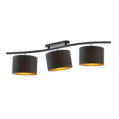 Regulowana 3 punktowa lampa sufitowa na listwie CARTAGENA GOLD