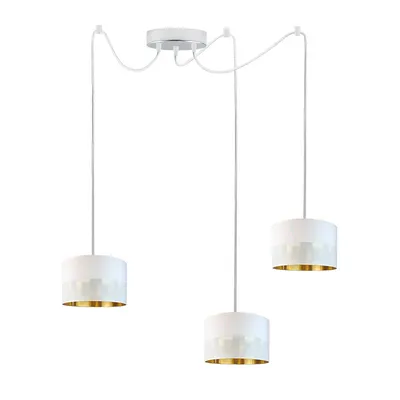 3-punktowa lampa wisząca pająk WAIKIKI W3 GLAM z regulacją rozpiętości ramion