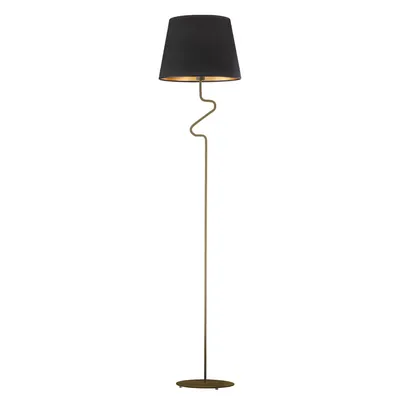 Minimalistyczna lampa podłogowa do salonu FOGO VELUR w klasycznej kolorystyce