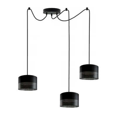 3-punktowa lampa wisząca pająk WAIKIKI W3 GLAM z regulacją rozpiętości ramion
