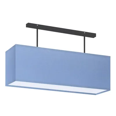 Podłużna lampa sufitowa do pokoju dziecka LED w kolorze niebieskim