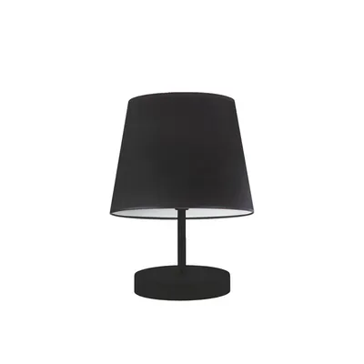 Klasyczna lampka nocna ALMADA VELUR z czarnym abażurem