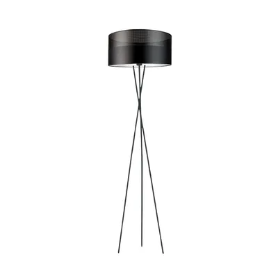 Metalowa lampa podłogowa na trzech nogach PARYŻ GLAM w stylu glamour
