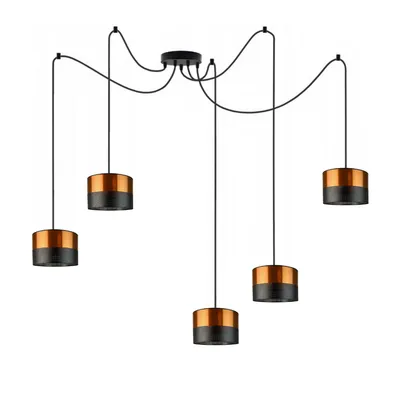 5-punktowa lampa wisząca pająk WAIKIKI W5 GLAM