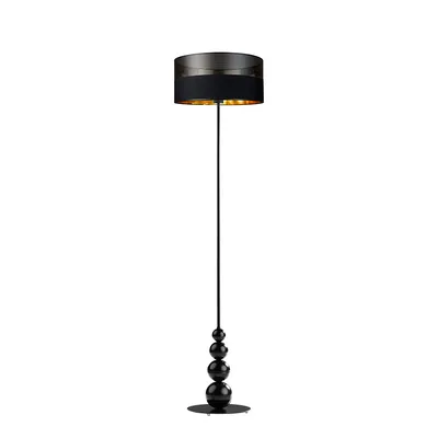 Dekoracyjna lampa stojąca do salonu w stylu glamour ROMA GLAM