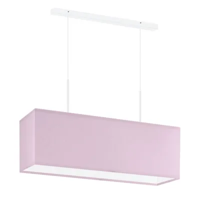 Jasnofioletowa lampa wisząca do pokoju dziecięcego MILOS