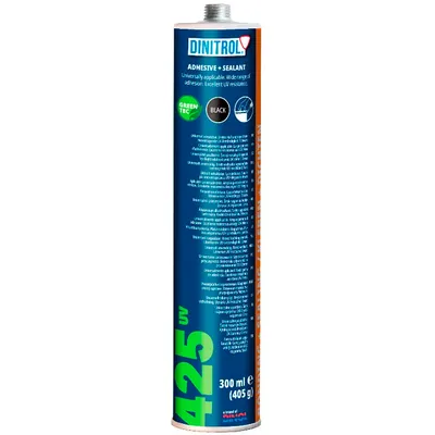 DINITROL 425 UV Masa uszczelniająca Uniwersalny klej 300ml Czarny