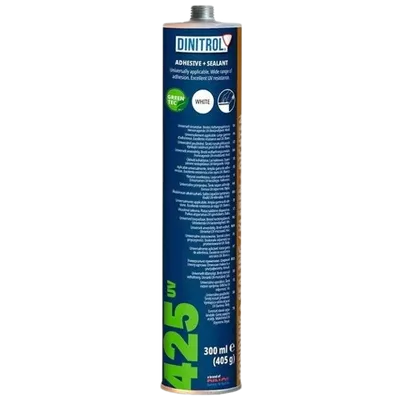 DINITROL 425 UV Masa uszczelniająca Uniwersalny klej 300ml Biały