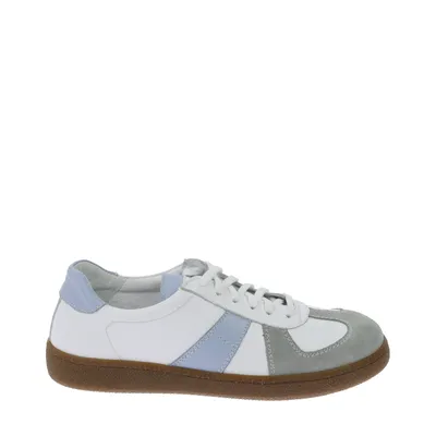Białe skórzane trampki Laura Messi 2880/558-116-289