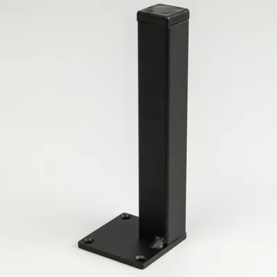 Nóżka meblowa BLACK H-120 czarna struktura