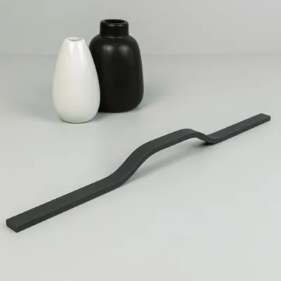 Uchwyt długi PŁASKI 352 mm grafit struktura