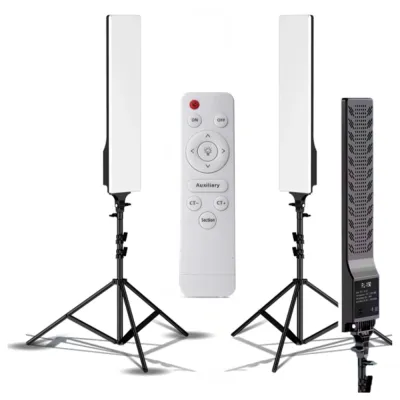 Lampa Fotograficzna Video LED Kosmetyczna z Pilotem Statywem Do Fotografii Zdjęć