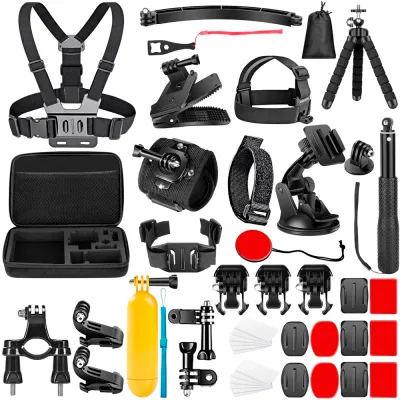 Zestaw XL Akcesoria 50w1 do Kamer Sportowych GoPro DJI Insta