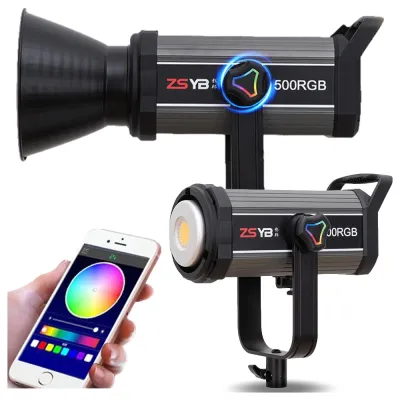 Lampa Studyjna Fotograficzna Video RGB LED 500W Mocna Aplikacja Efekty