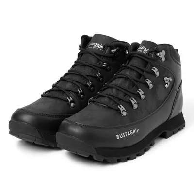 Skórzane buty męskie wysokie czarne Outback Bustagrip
