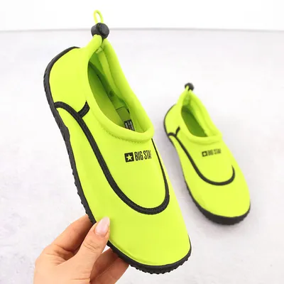 Neonowe buty do wody zielone Big Star NN274A803