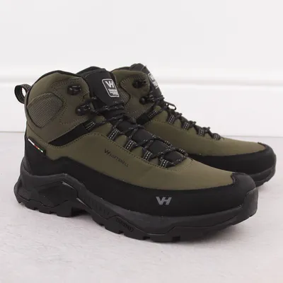 Wodoodporne buty trekkingowe męskie zielone Vanhorn 99302