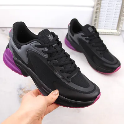 Buty sportowe damskie sneakersy czarne Big Star LL274335