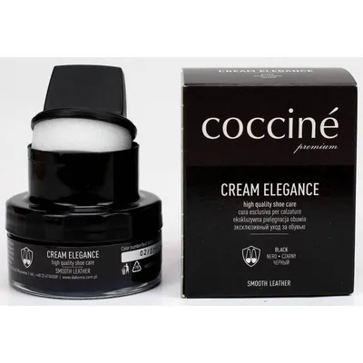 Pielęgnujący krem do obuwia czarny CREAM ELEGANCE Coccine