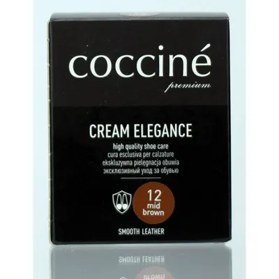 Pielęgnujący krem do obuwia średni brąz CREAM ELEGANCE Coccine