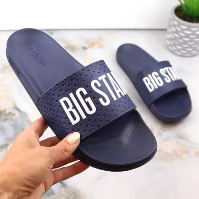 Klapki młodzieżowe piankowe lekkie granatowe Big Star MM274714