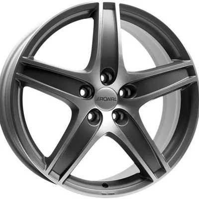 Felgi RONAL r48 5x130 8.5x18 et48 titan front diamond cut
