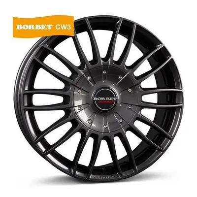 Felgi BORBET cw3 6x114.3 7.5x18 et45 mistral anthracite glossy