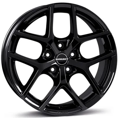 Felgi BORBET y 5x114.3 6.5x16 et40 black glossy