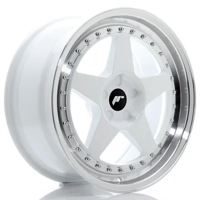 Felgi JAPAN RACING jr6 18x8.5 et20-40 5h blank white w/machined lip