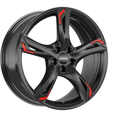 Felgi RONAL r62 red 5x112 8.5x20 et40 jetblack