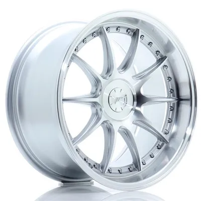 Felgi JAPAN RACING jr41 18x9.5 et15-35 5h blank silver machined face