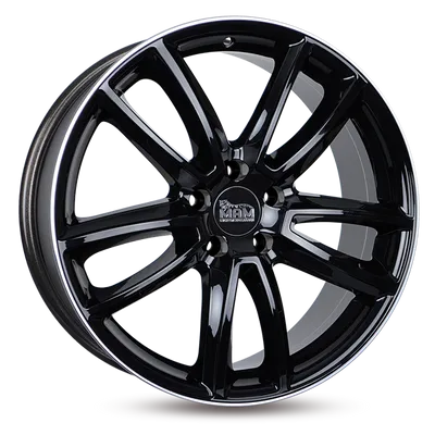Felgi MAM a7 5x114.3 7.5x17 et45 black lip polish