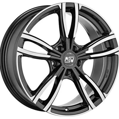 Felgi MSW 73 5x112 8x18 et35 gloss dark grey full polished