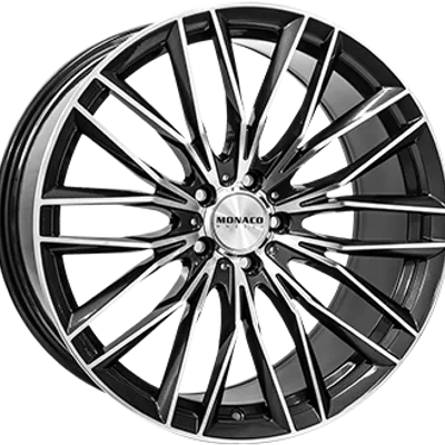 Felgi monaco gp2 5x112 8x18 et30 anthracite polished
