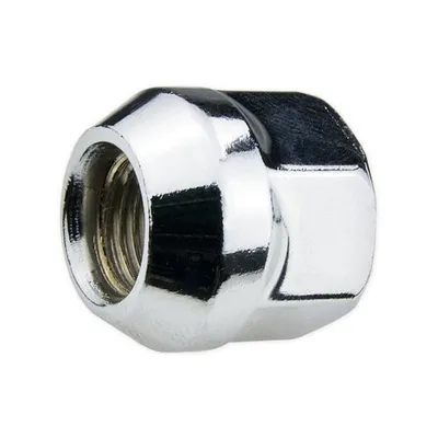 Nakrętki do felg aluminiowych, kół - m12x1,25 / chrom - (otwarta z kołnierzem) - CARBONADO