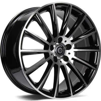 Felgi CARBONADO performance 5x112 8.5x20 et35 black front polished