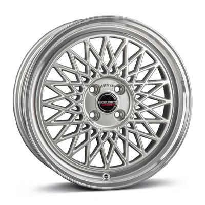 Felgi BORBET b 4x100 7x17 et38 silver rim polished