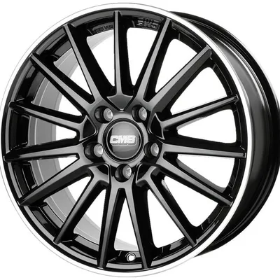 Felgi CMS c23 5x112 9x18 et44 diamond rim black gloss